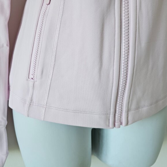 NWT LULULEMON PNKO Pink Organza Buttery Soft Nulu Define Jacket Size 12 - Picture 5 of 8